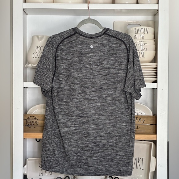 Lululemon Metal Vent Tech  Heather Black Get Outside Sweaty - Picture 4 of 11